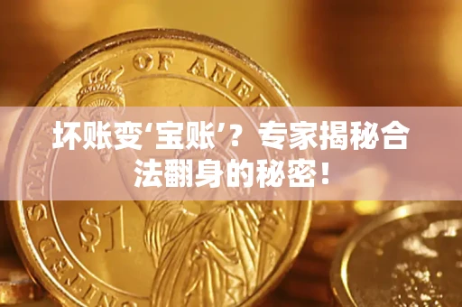 北京坏账变‘宝账’？专家揭秘合法翻身的秘密！