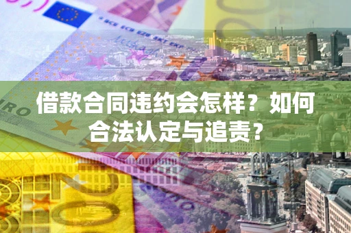 北京借款合同违约会怎样？如何合法认定与追责？
