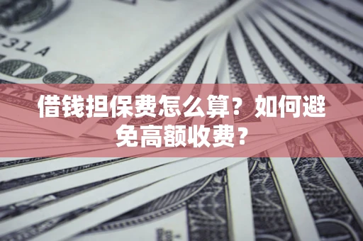 北京借钱担保费怎么算？如何避免高额收费？